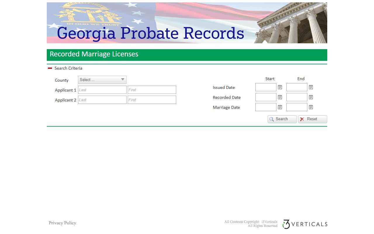 Dougherty County marriage records Georgia Probate Records marriage search